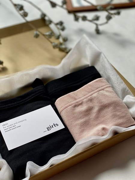 サムネイル： "skin" Girls Cami/Boxer Set
