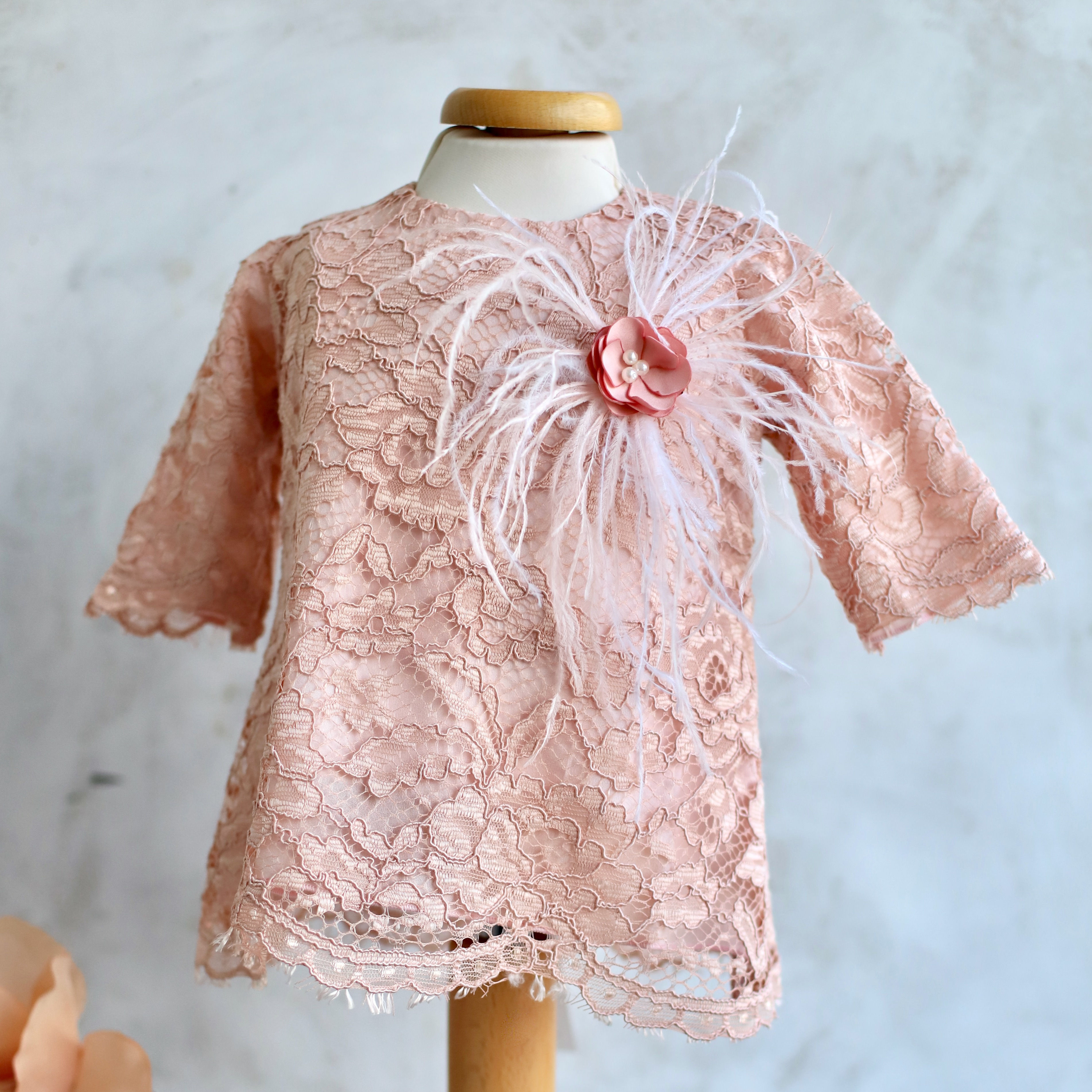 Rochiță botez Adina somon