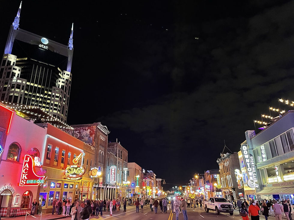 Broadway Nashville at Night