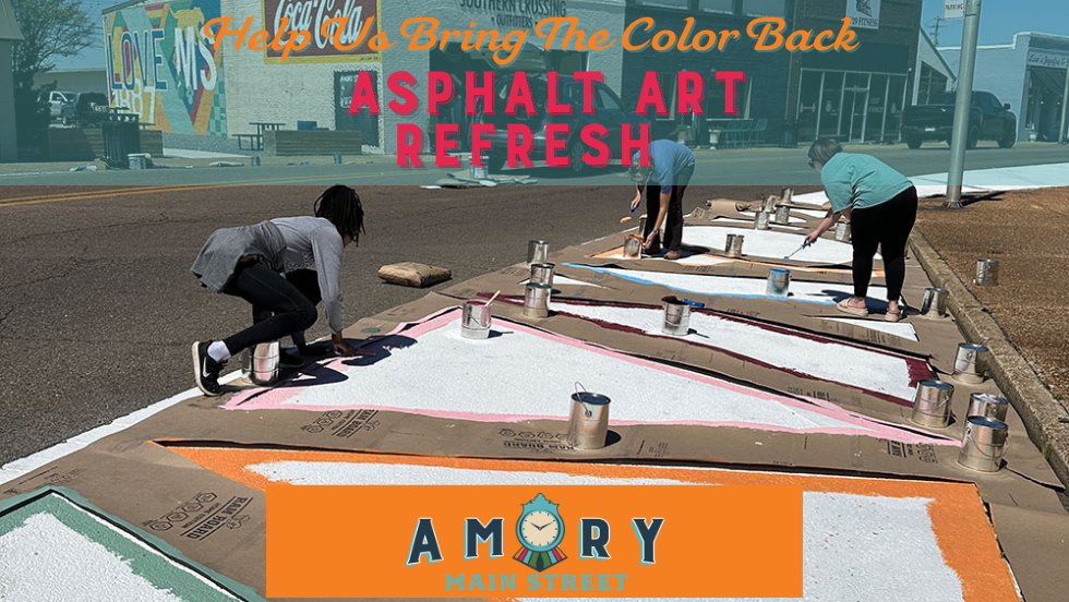 Vinegar Bend Asphalt Art Refresh