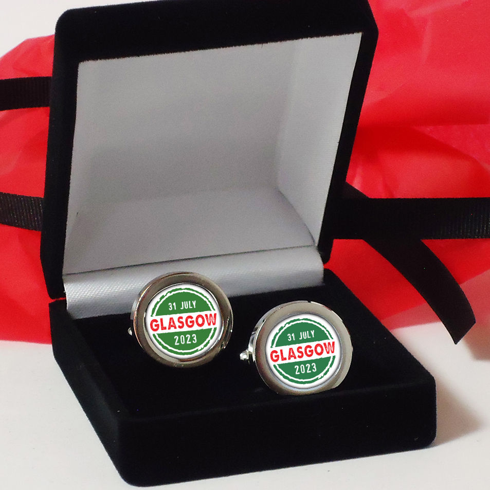 Thumbnail: Personalised Travellers Cufflinks