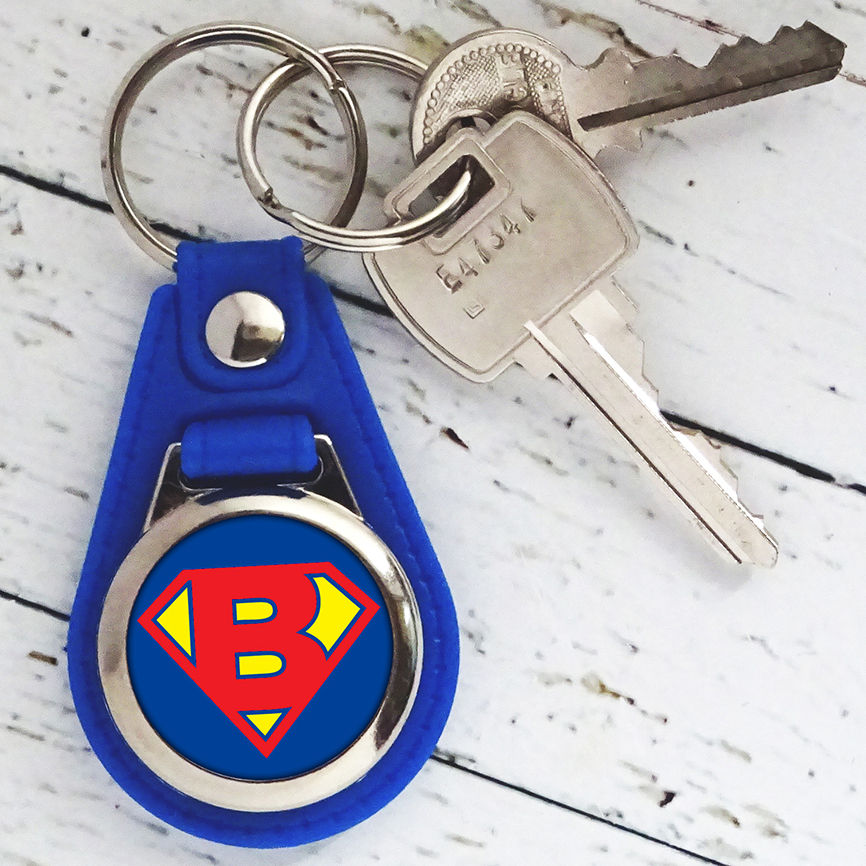 Personalised Superhero Keyring