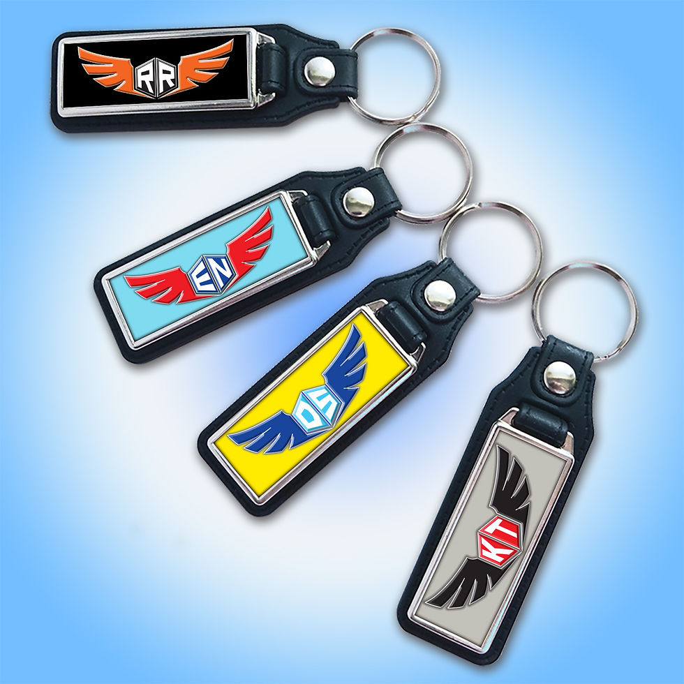 Thumbnail: Personalised Monogram Key Ring