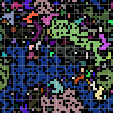 Transition de percolation à deux dimension sur un réseau carré