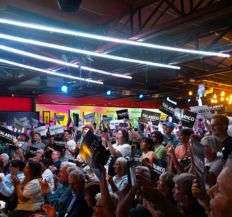 James Talarico Dallas- Tx rally crowd growers cheer as Talarico enters the stage copy.jp