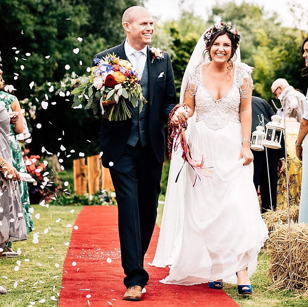 A celebrant wedding can take place anywhere, at any time and include anthing you wish.
