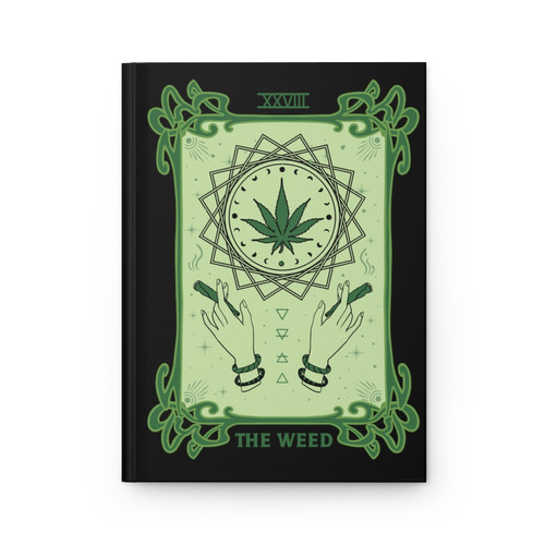 The Weed Tarot Card Journal Moonphasedesign