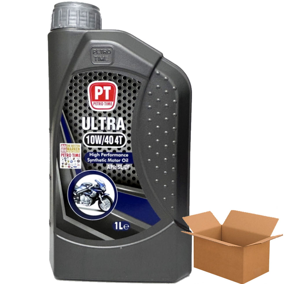Thumbnail: Petro Time 10W-40 Racing 4T Motorcycle Oil (1, 2, 3, 4, 12 Liters Selected)