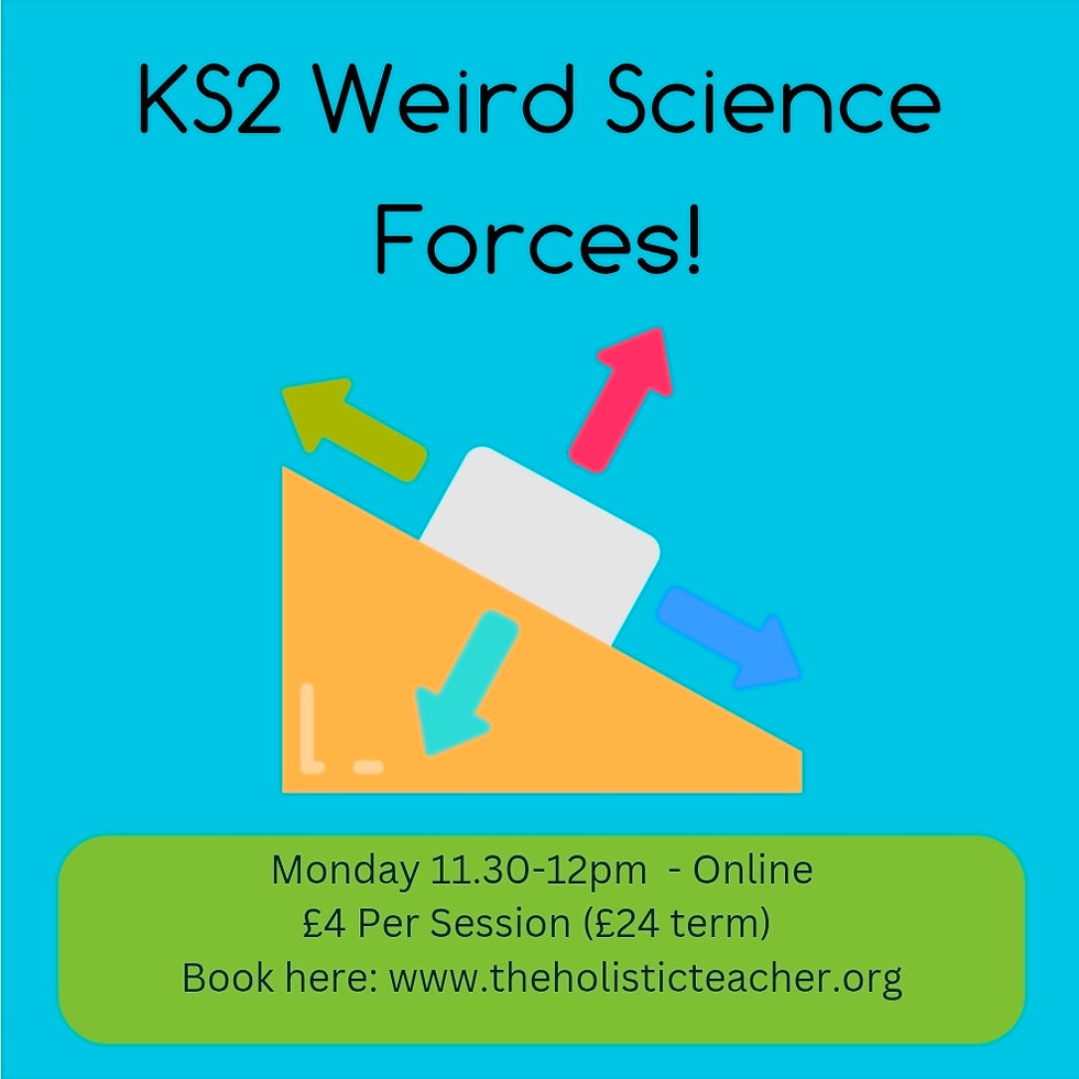 KS2 - Weird Science - 05/01/26 - 13/03/26