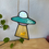 Thumbnail: Teal & Pink Mini UFO $120
