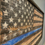 Thumbnail: Blue Line Flag, Large relic'd