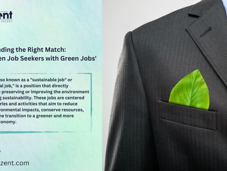 'Finding the Right Match: Aligning Green Job Seekers with Green Jobs'