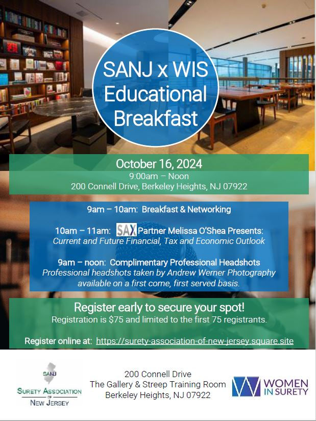 SANJ x WIS Educational Breakfast (SOLD OUT)