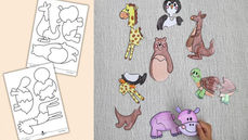 🧩🦒 Puzzle pro nejmenší - zvířátka