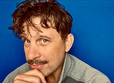 Brian Avers floppy hair mustache gray flannel.jpeg