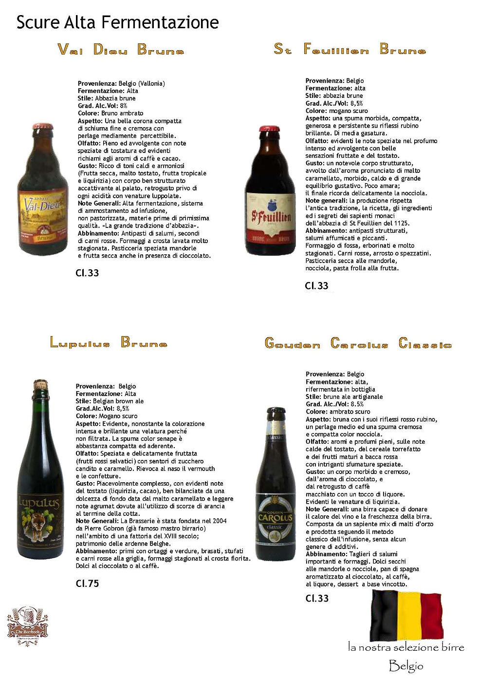 Birre in Bottiglia dal Belgio