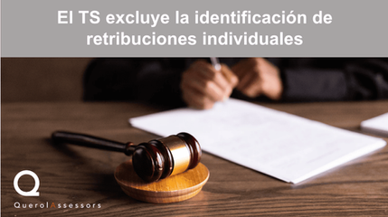 Registro salarial: el Tribunal Supremo excluye la identificación de retribuciones individuales