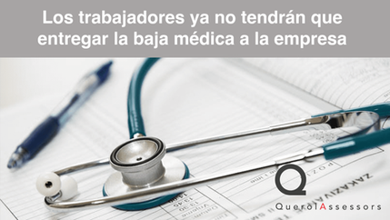 Novedad de entrega de la baja médica a la empresa