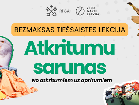 “Atkritumu sarunas” Rīgas centrā
