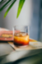 A glass of Cognac cocktail