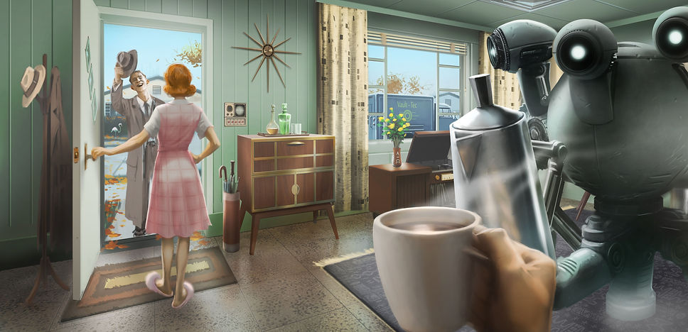 Fallout 4 Coffee Wallpaper