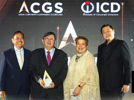 RASLAG Corp. Honored With ASEAN Corporate Governance Award