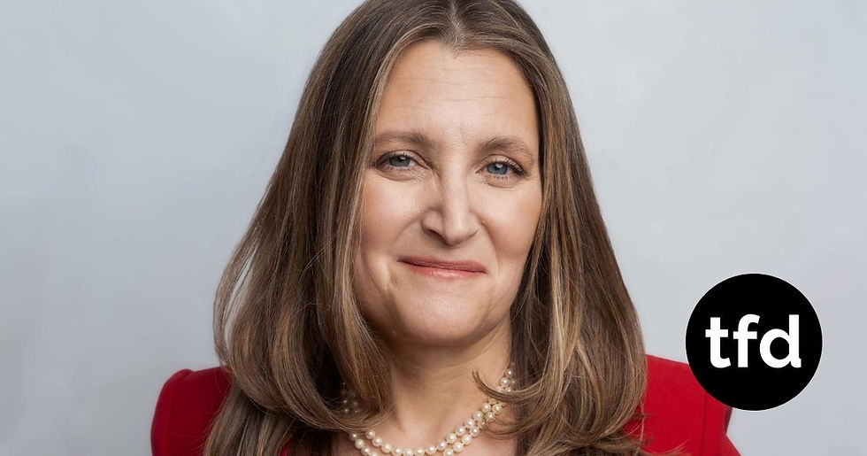 Freeland Says Trump Administration Uses CEO Pressure to Influence U.S. Allies