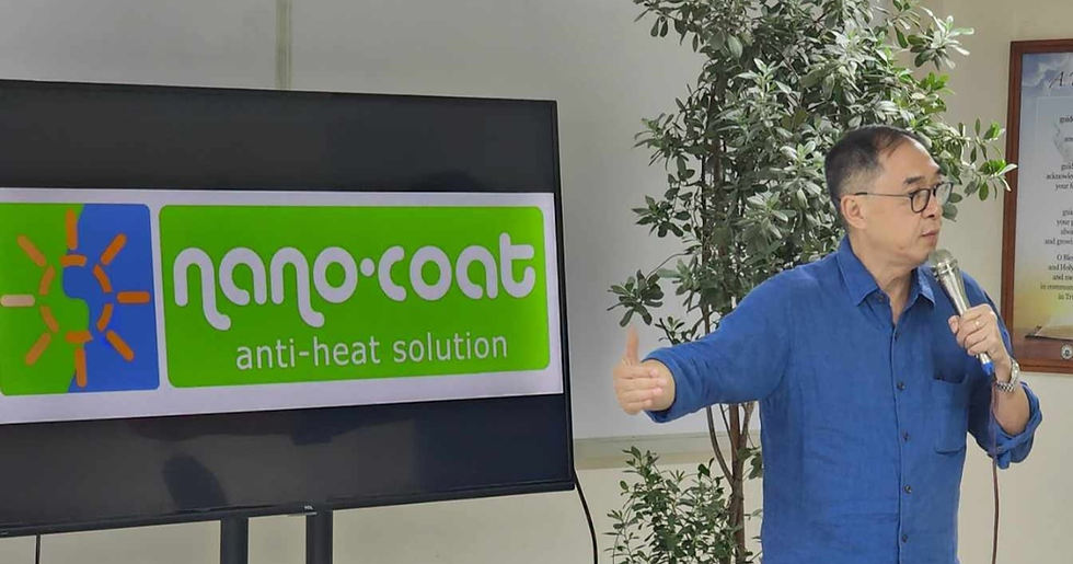 During his talks, Edmund Lee loves demonstrating how Nano Coat® keeps interiors cool without dimming natural light — proving that small innovations can create big change.