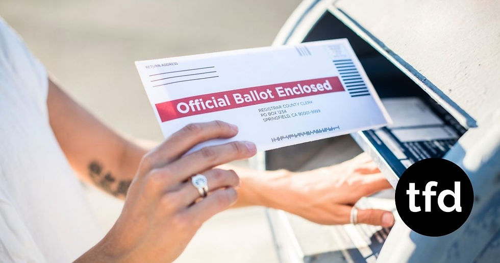 Trump pledged to sign an executive order ending mail-in voting, falsely claiming the U.S. was among the only countries to allow the practice.