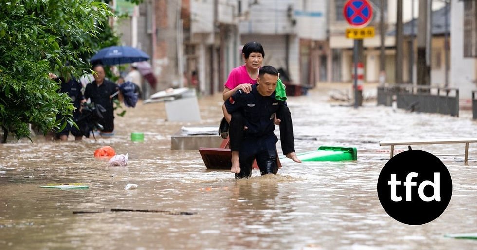 During summer storms, the city’s streets often become rivers—or, more commonly, open sewers. (Photo: Xinhua)