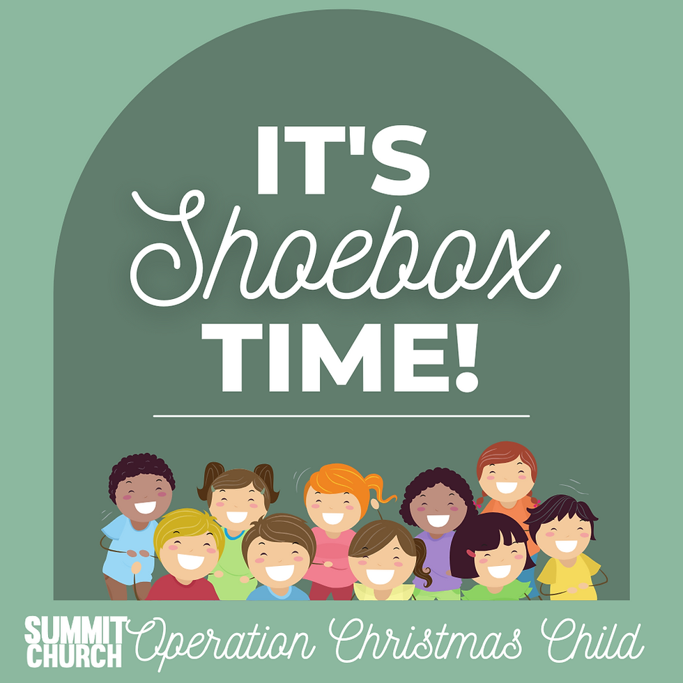 Give Back This Christmas: Shoebox Sunday at Summit Church