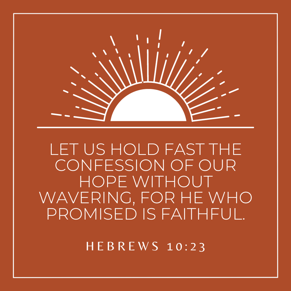 Hebrews 10:23