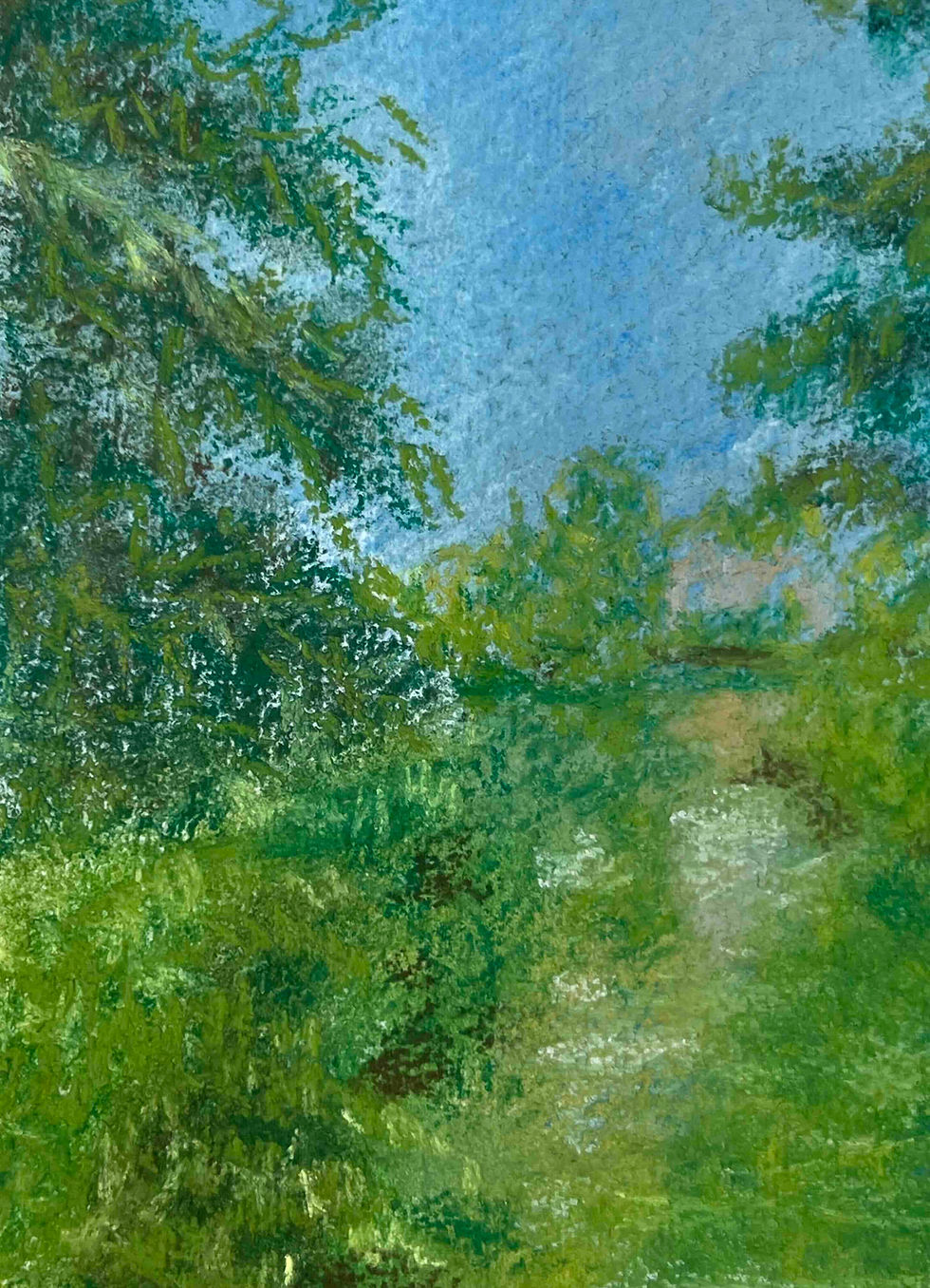 Thumbnail: Jardin Public Bordeaux - Soft Pastel Painting, A4