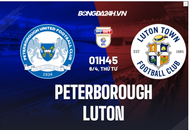 Nhận định bóng đá Peterborough vs Luton 1h45 ngày 6/4 (Hạng Nhất Anh 2021/22) content media
