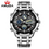 Thumbnail: Amuda mens watch stainless steel water proof