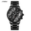 Thumbnail: INOBI New Pilot Mens Chronograph Wrist Watch Waterproof stainless steel