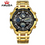 Thumbnail: Amuda mens watch stainless steel water proof