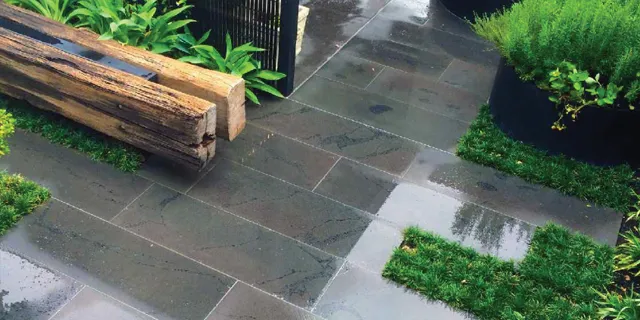 Example: Stone unit paving
