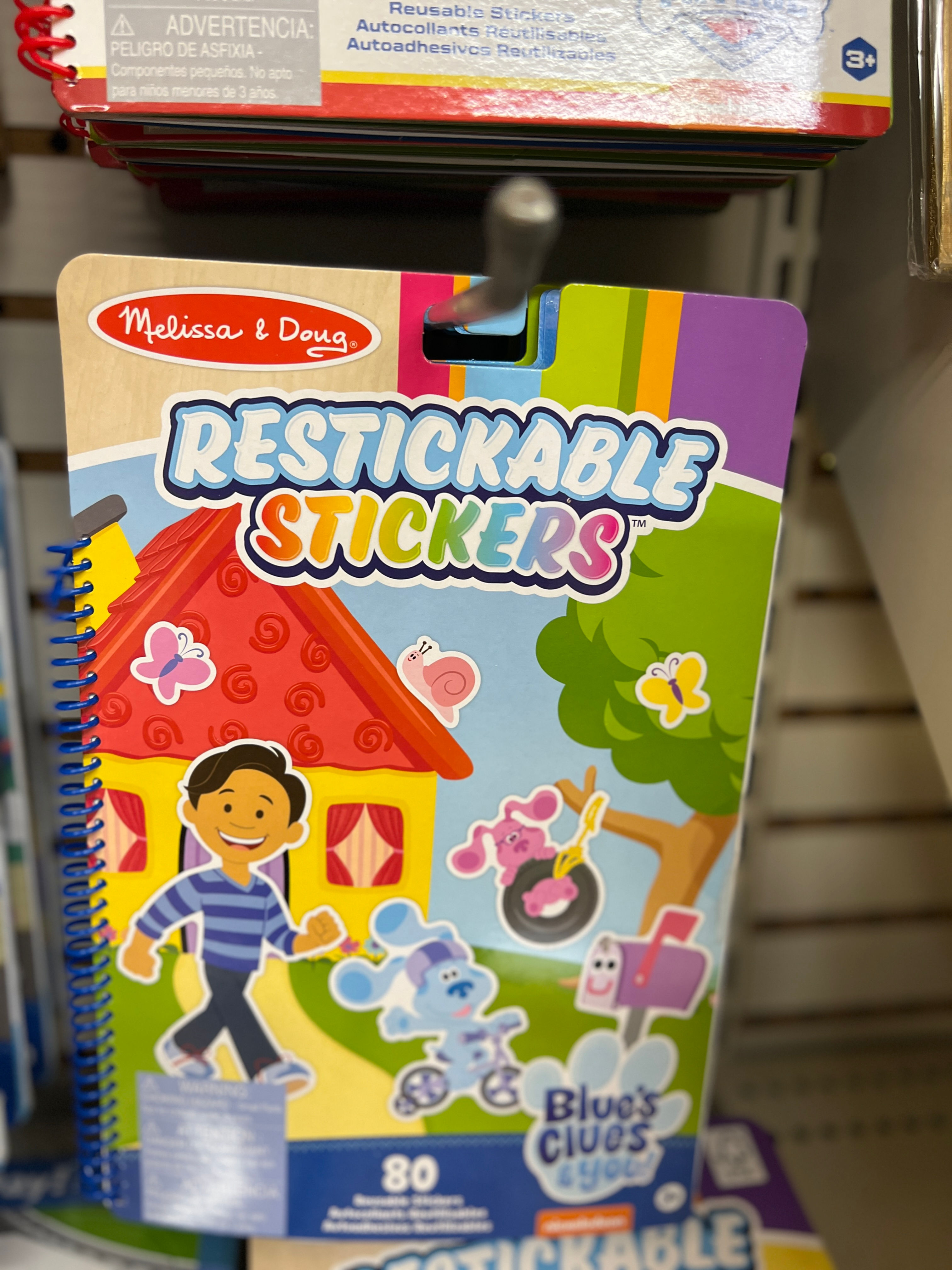 Blues Clues Restickable Sticker Flip Flap Pad