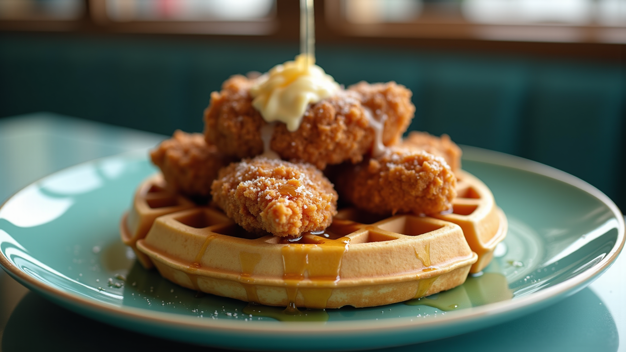 Chicken and waffles 