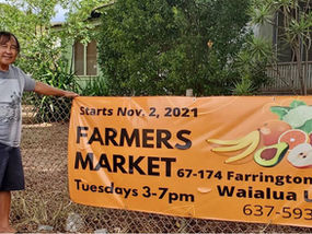 Waialua Church Holds Farmers Market Every Tuesday