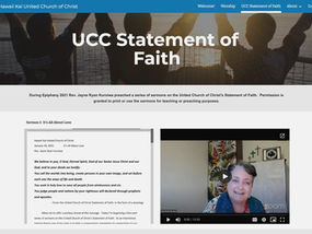 Sermon Series on UCC Statement of Faith