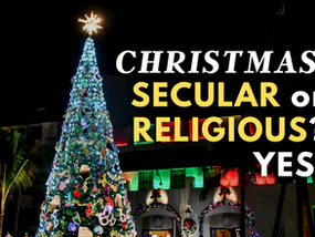 Is Christmas a secular or religious holiday? Yes, it is.
