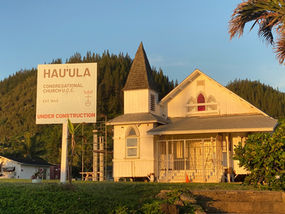 Hau‘ula Church Under Construction
