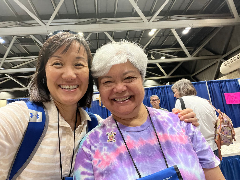 Lori with June Boutwell