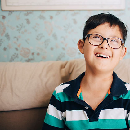 Portrait of a Boy with Glasses