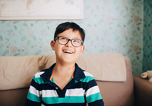 Portrait of a Boy with Glasses