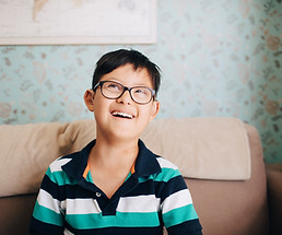 Portrait of a Boy with Glasses