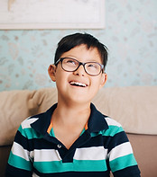 Portrait of a Boy with Glasses
