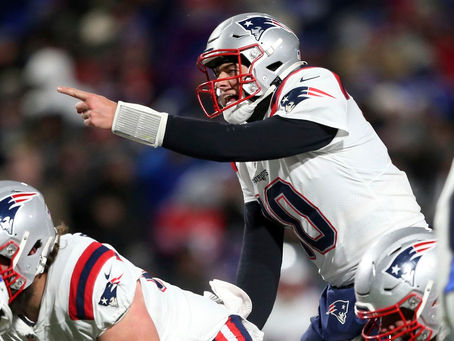 The Patriots are back in familiar territory during the bye week